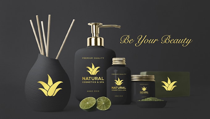 design luxury fashion cosmetics beauty boutique logo