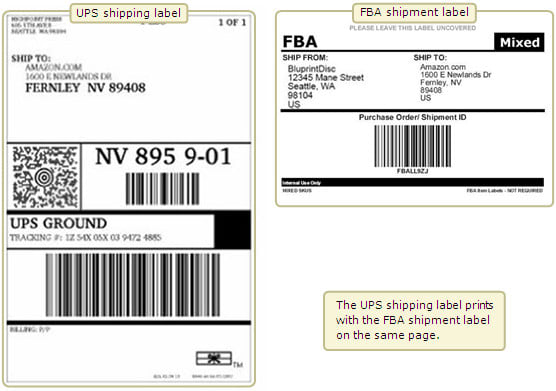 Fba shipment label