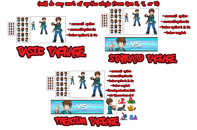 make custom pokemon trainer sprites