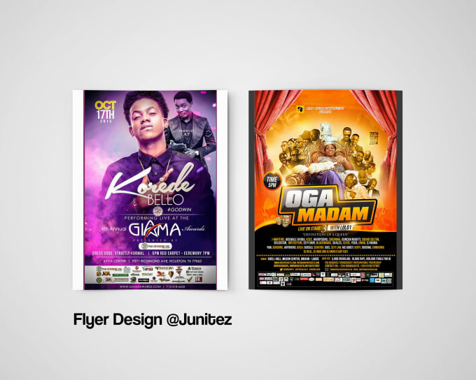 design a creative concert flyer