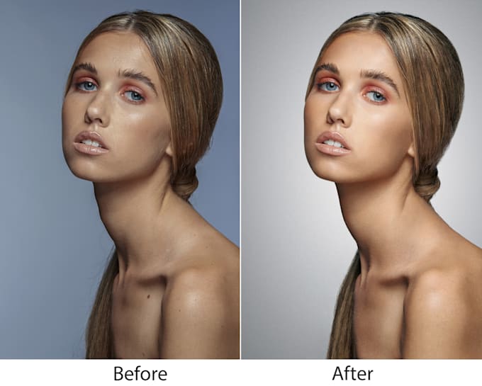 do professional headshot and portrait editing