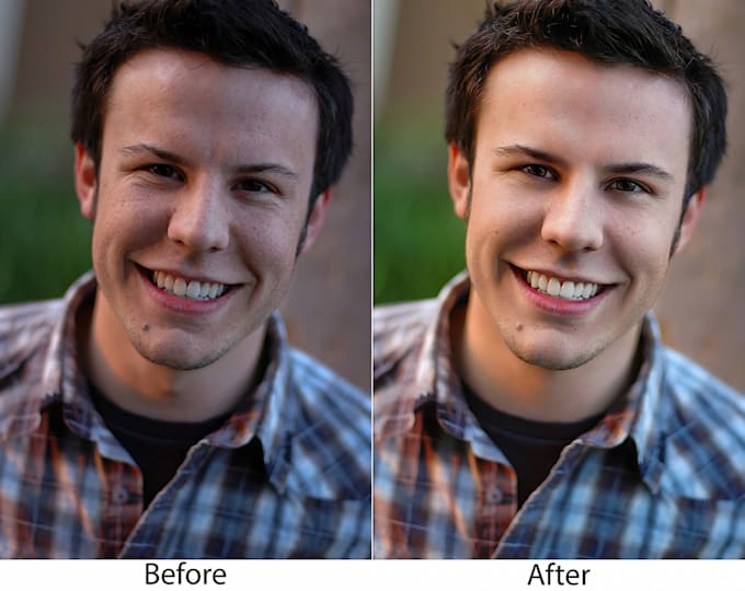 do professional portrait and headshot editing