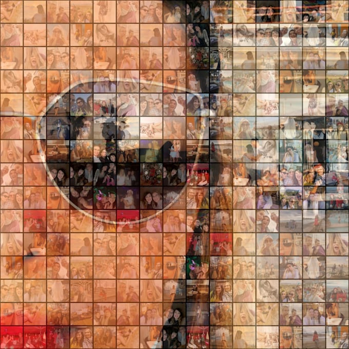 make mosaic collage gift for your wife gf birthday gift anniversary gift family