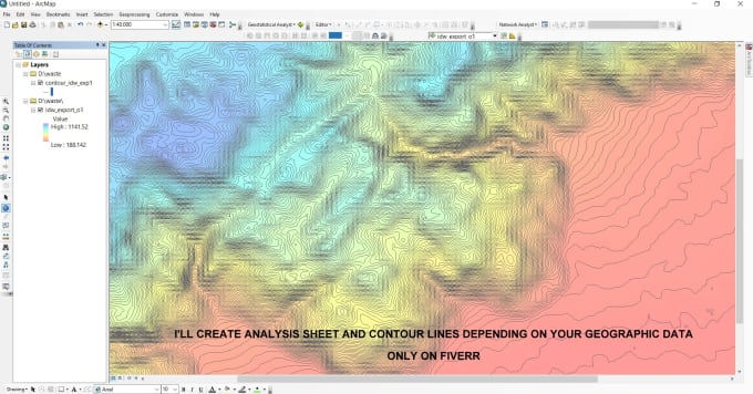 format to apply to contour map in surfer 13