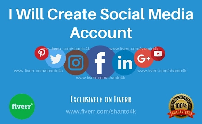 setup social media account and page