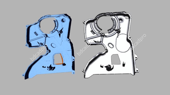 convert stl, obj and scanned to step, iges, dwg or any cad files