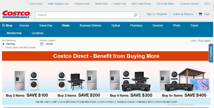 do costco to ebay dropshipping listings