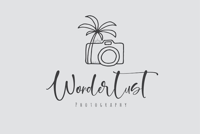 do unique hand drawn logo design for you