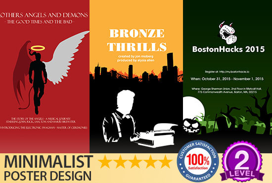 design minimalist style flyer