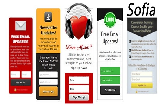 create a mailchimp aweber optin form and integrate