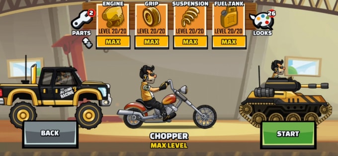 give you coins and gems in hill climb racing 2