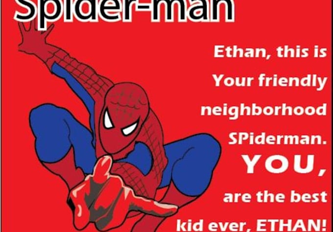 draw and create a POSITIVE msg for your little 1 as the their favorite character