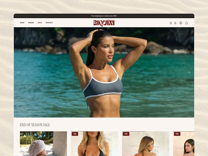 build shopify website, shopify store design for your d2c brand