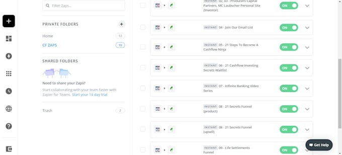 do any API integration by zapier, n8n