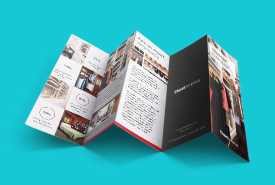 design flyer, trifold, bifold brochure, pamphlet or leaflet