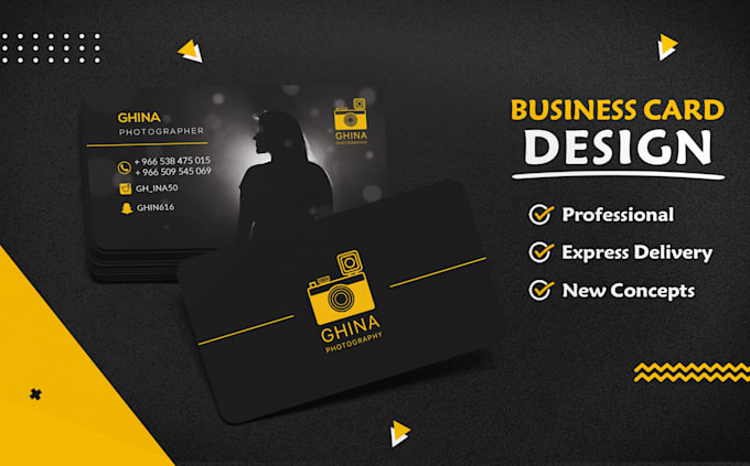 design a professional elegant business card