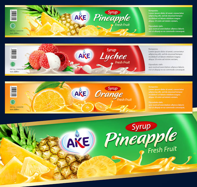Design high quality product label by Wanto_frank Fiverr