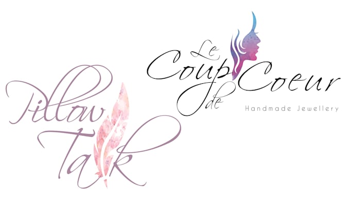 design an elegant watercolour logo