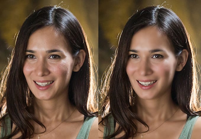do photo editing and photo retouching removing background
