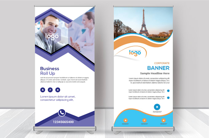 do outstanding roll up banner design