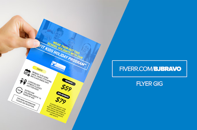 design flyer or event postcard