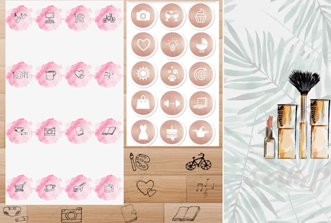 create animated  instagram highlight covers