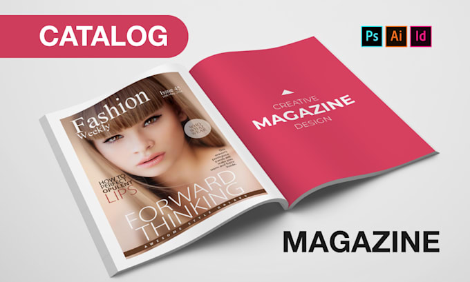 design premium professional business catalog or brochure in indesign
