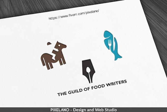 do a negative space logo design