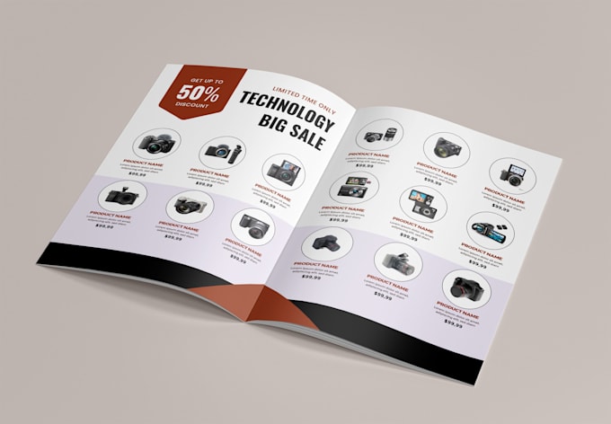 design catalog, magazine, sell sheet, and brochure