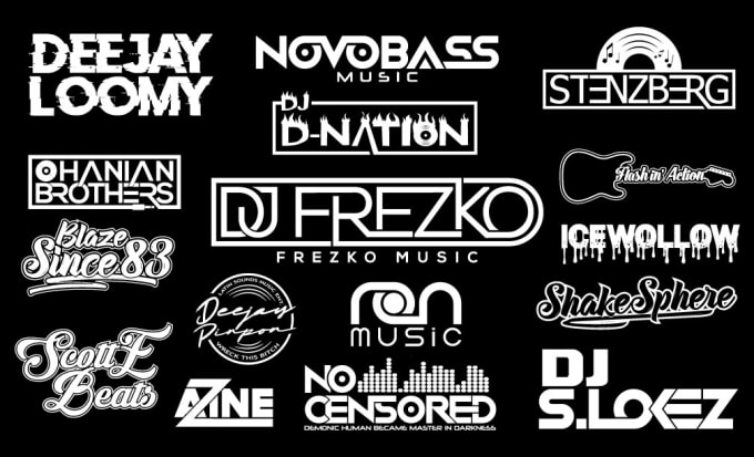 Do modern music producer dj logo design by Zmm_designs | Fiverr