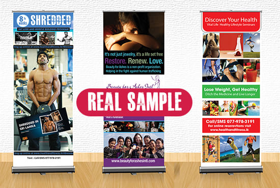 design banner for advertising