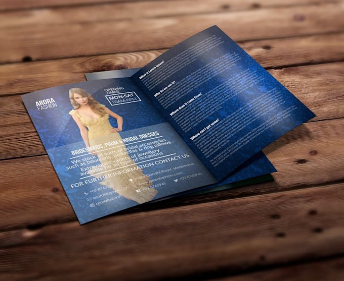 design an awesome flyer