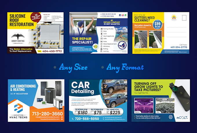 design sales driven direct mail eddm, postcard, mailer, and flyer