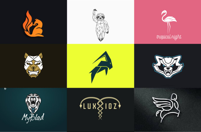 Design custom geometric animal logo for any business by Oteewee | Fiverr