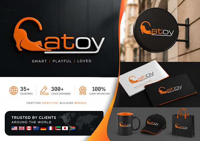 a professional brand identity and brand guidelines