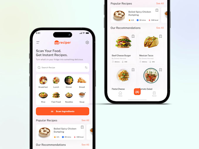 design mobile app, web app, dashboard website UI UX in figma