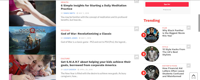 publish article or interview in a famous magazine