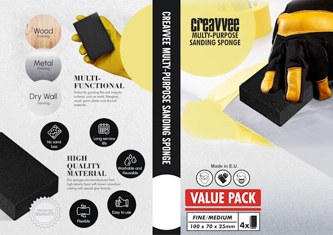 create a professional standard package design