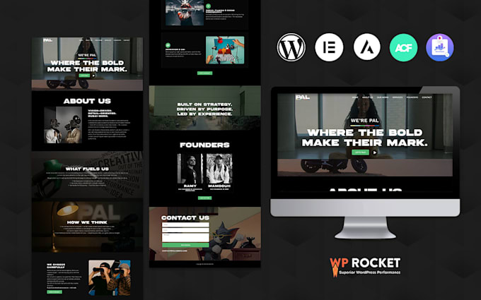 design and develop a wordpress business website with SEO optimization
