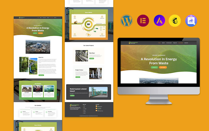 design and develop a wordpress business website with SEO optimization