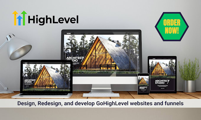 design or redesign your gohighlevel websites and funnels