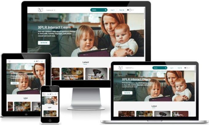 create creative, clean and modern wordpress website