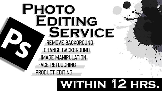 do any photoshop job