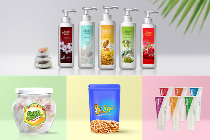design product packaging label