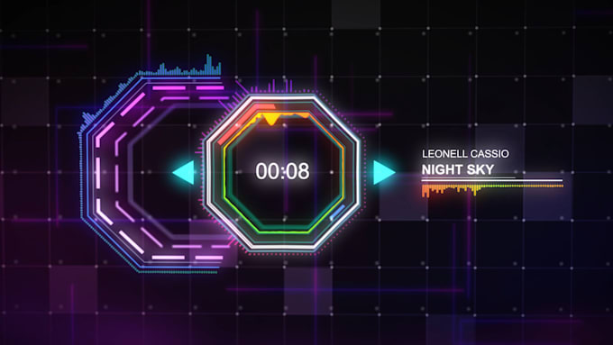 create amazing music video visualizer and audio spectrum