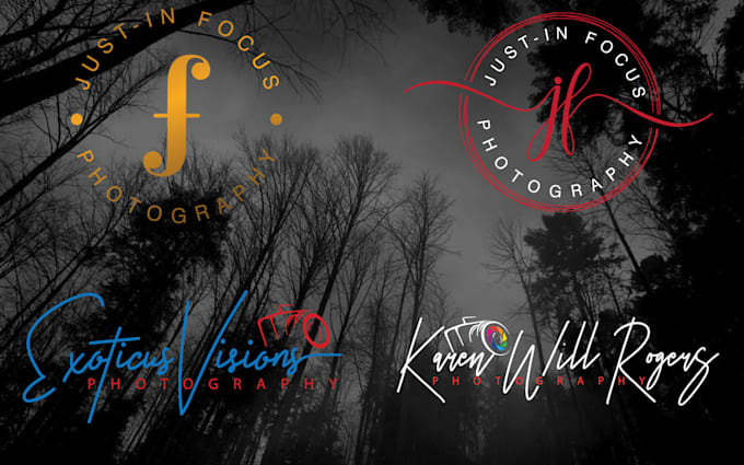 design photography signature watermark logo for you