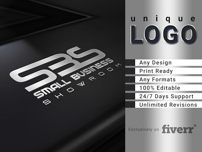 do unique modern business logo design