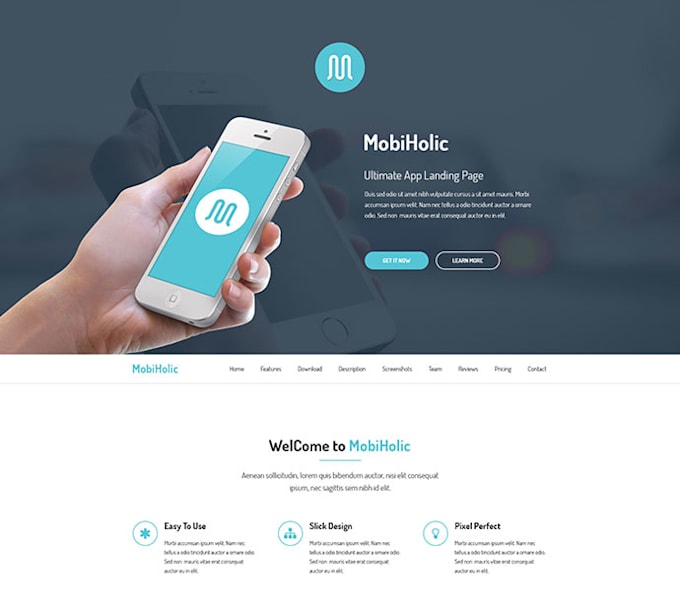 create a landing page for your business