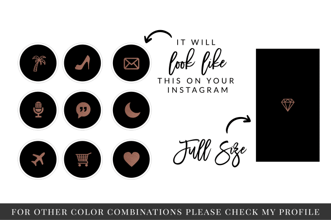 Instant Deliver 22 Rose Gold Instagram Story Highlight Icons By Digitalbarbi
