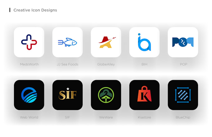 design mobile app icons and website icons